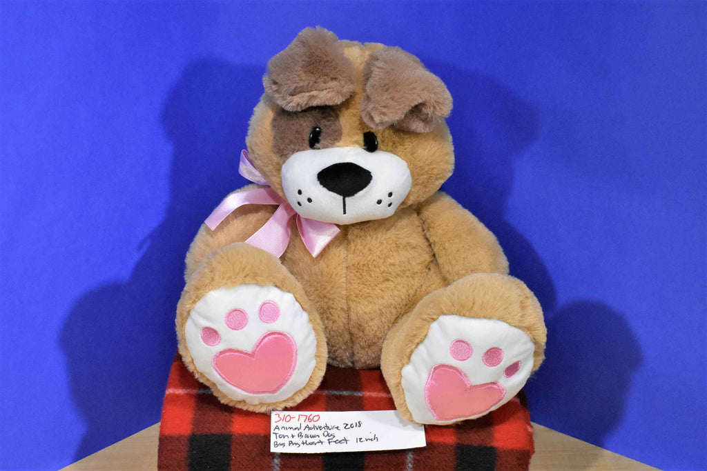 Animal Adventure Pink Bear Stuffed Animal