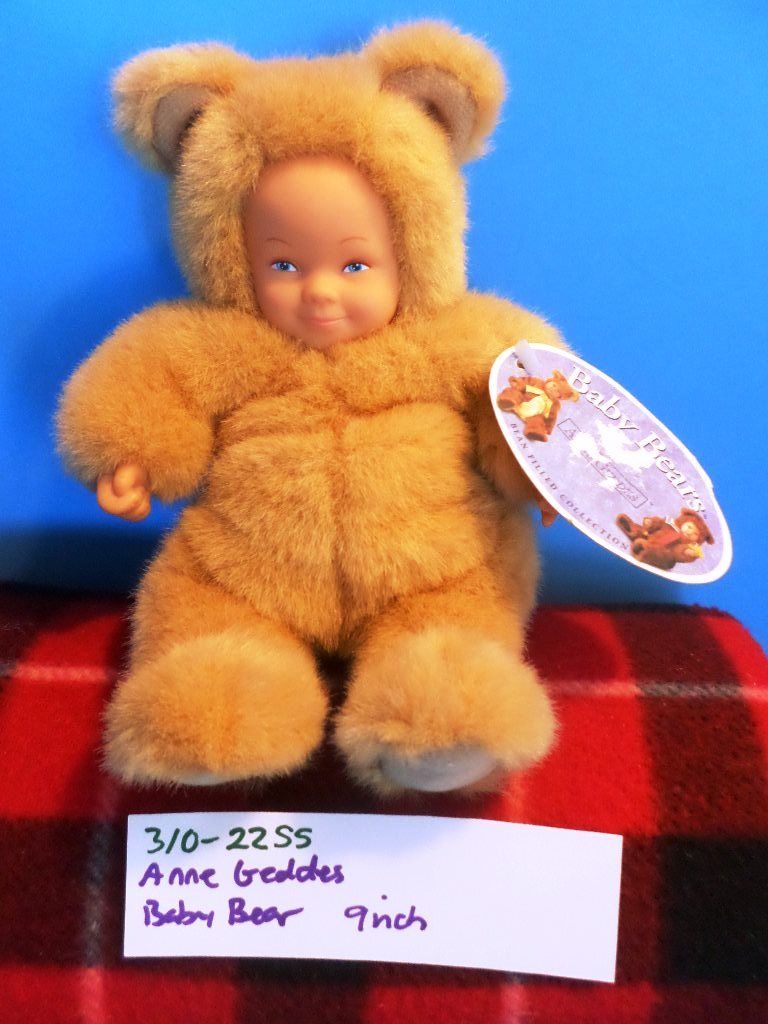 Anne Geddes Baby Bears 1997 Beanbag Plush Hurricane Jack Surplus