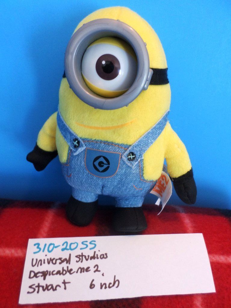 Despicable Me 2 Minions Backpack Accessory Stuffed Plush 