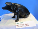 Cast Iron Black Pig Bank