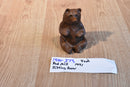 Red Mill Sitting Bear Pecan Shell 1991 Figurine