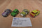 Tootsietoys 4 Cars Equipment Truck, Land Rover, Volkswagon, Jeep