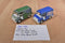 Tootsie Toys 1970  2 Trucks Blue Panel Green Panel