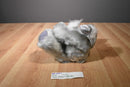 G A C Silver Teddy Bear 2000 Beanbag Plush