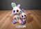 Ty Beanie Boos Bloom Pastel Rainbow Bunny Rabbit 2015 2016 Beanbag Plush