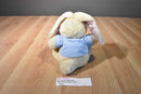 Commonwealth Tan Bunny Rabbit in Blue Shirt 1987 Plush