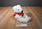 Ty Classic Romeo the White Bear with Red Heart 1997 Beanbag Plush