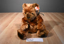 Ty classic Auburn Brown Bear 2011 Beanbag Plush