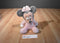 Disney Pink and Grey Baby Minnie Mouse Rattle Plush