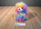 Douglas Leon the Neon Rainbow Hedgehog Beanbag Plush