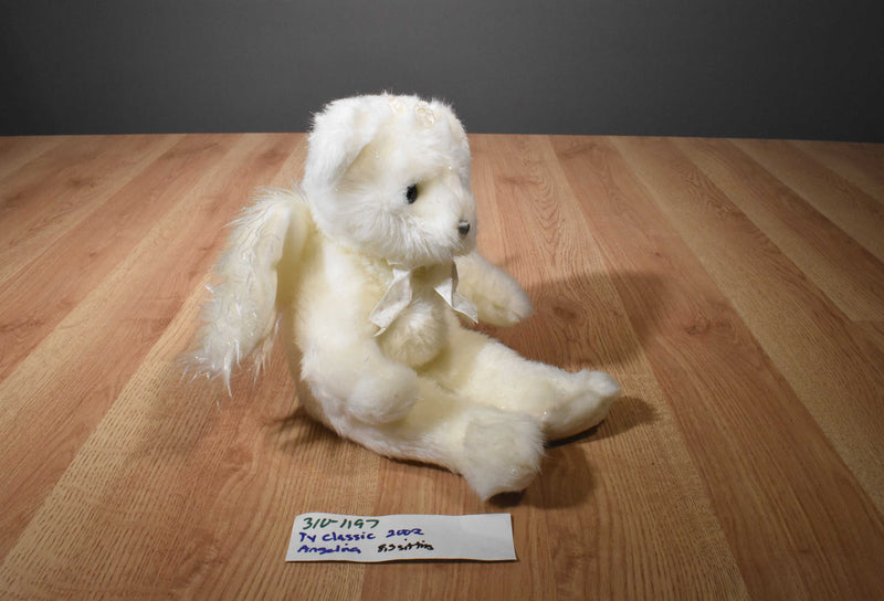 Ty Classic Angelina the White Angel Bear 2002 Beanbag Plush