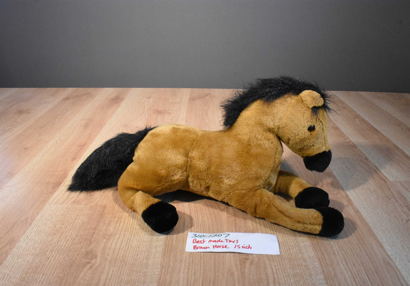 Best Made Brown and Black Horse Pony Plush