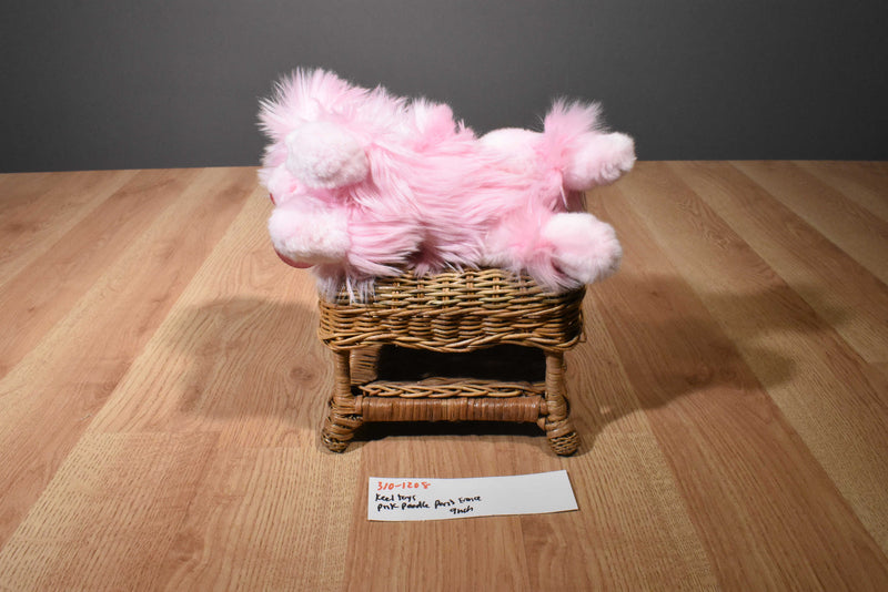 Keel Toys Pink Poodle From Paris France Beanbag Plush