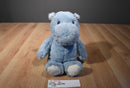 Cloud b Dreamy Hugginz Blue Hippo 2017 Plush With Gold Stars