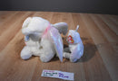 Ty Beanie Buddy 1999 and Baby 1998 Halo Bear Beanbag Plushes