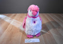 The Petting Zoo Pink and White Penguin 2012 Beanbag Plush