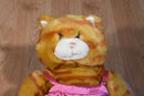 Build a Bear Orange tabby Cat in Pink Dress Plush