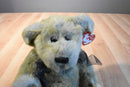 Ty Classic Belvedere the Grey Teddy Bear 1999 Beanbag Plush