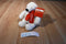 MTY Coca-Cola Polar Bear 2012 Beanbag Plush Wearing a Red Scarf