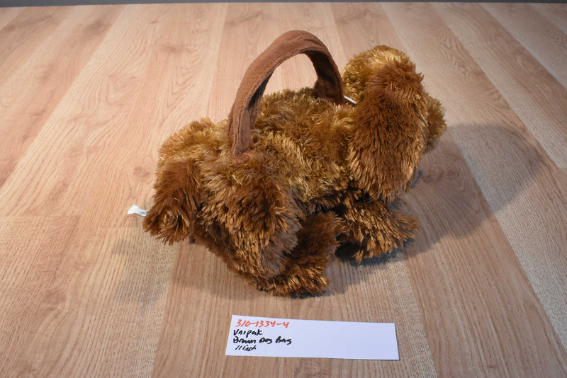 Unipak Brown Dog hand Bag Plush