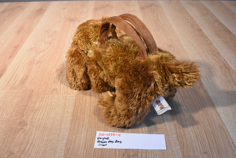 Unipak Brown Dog hand Bag Plush