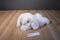 Pink and White Fluffy Floppy Bunny Rabbit Beanbag Plush