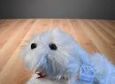 Fluffyville White Fluffy Dog "Scruffy" Plush