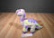 Hugfun Green/Purple Brontosaurus Dinosaur Plush