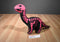 Adventure Planet Black/Pink Skeledon Brontosaurus/Apatosaurus Plush