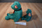 Ty Beanie Buddy 2000 and Baby 1999 Wallace Green Bear Beanbag Plushes