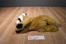 SKM Brown Black White Raccoon Beanbag Plush