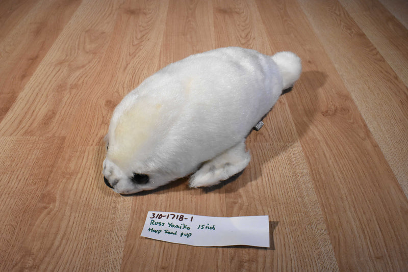 Russ Yomiko White Harp Seal Pup Plush