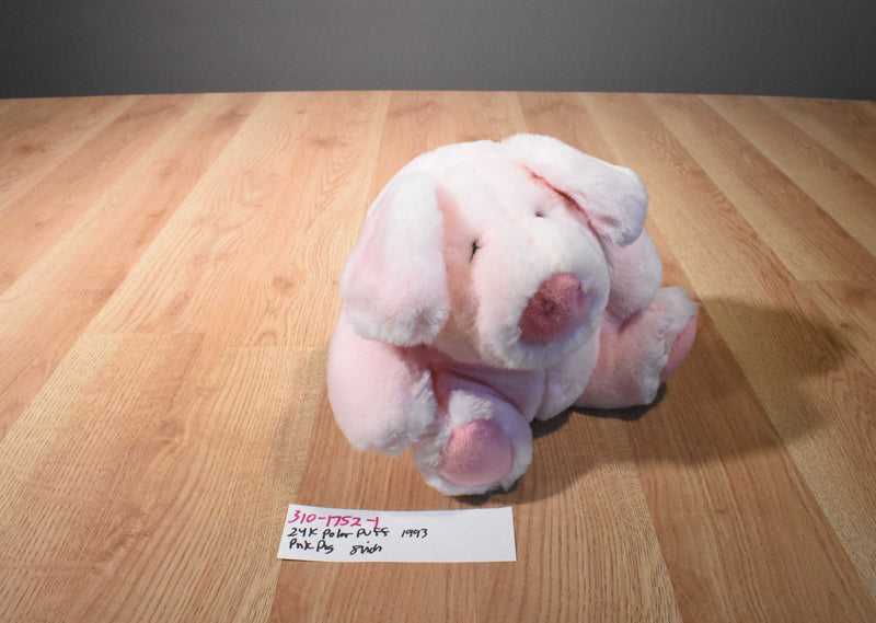 24K Polar Puff Portia the Pink Pig 1993 Plush