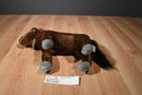 Russ Yomiko Mustang Horse Brown Black Plush