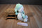 Commonwealth Snowman in Pastel Green Hat and Scarf 2001 Beanbag Plush