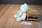 Commonwealth Snowman in Pastel Green Hat and Scarf 2001 Beanbag Plush