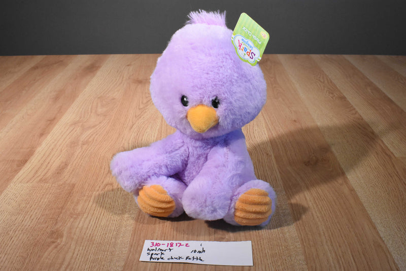 Walmart Spark Create Imagine Purple Chick Rattle Plush