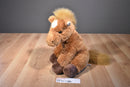 Aurora Tan Brown Sitting Horse Pony Plush