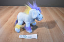 Ganz Webkinz Blue Mohawk Puppy Beanbag Plush HM645 No Code