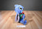 Disney Store Holiday Stitch Plush Wearing a Green Jacket/ Red Scarf