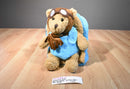 Kreative Kids Brown Teddy Bear Blue Backpack