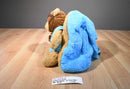 Kreative Kids Brown Teddy Bear Blue Backpack