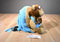 Kreative Kids Brown Teddy Bear Blue Backpack