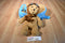 Kreative Kids Brown Teddy Bear Blue Backpack