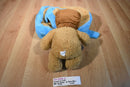 Kreative Kids Brown Teddy Bear Blue Backpack