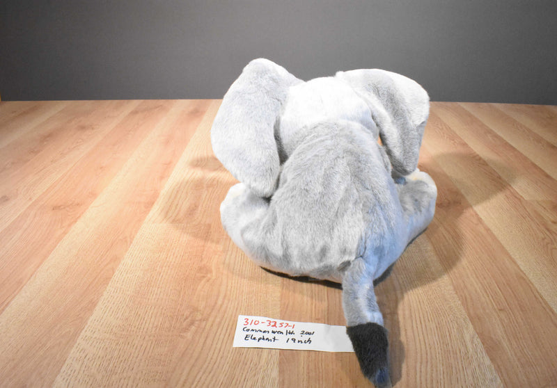 Commonwealth Floppy Grey Elephant 2001 Beanbag Plush