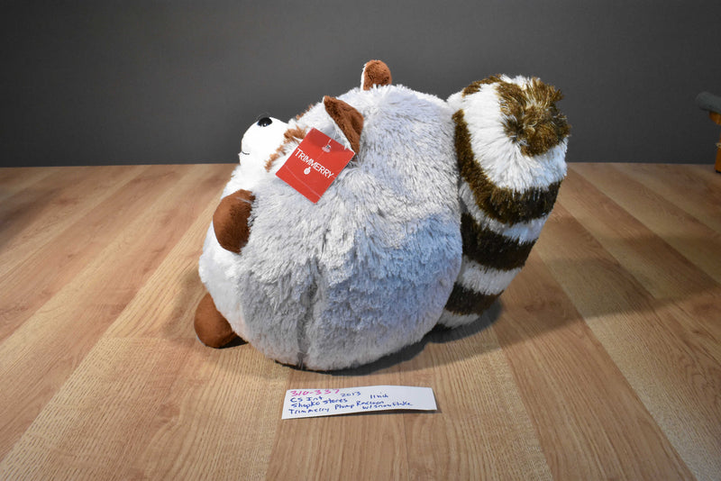 CS International Shopko Trimmerry Plump Snowflake Raccoon 2013 Plush