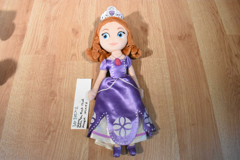 Disney Store Sofia the First and Minimus the Purple Pegasus Plush