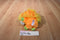 Ty Frizzys "Tang" Orange Yellow Green Monster 2016 Beanbag Plush