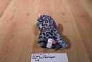 Ty Boos Tasha Grey and Pink Leopard 2015 Beanbag Plush